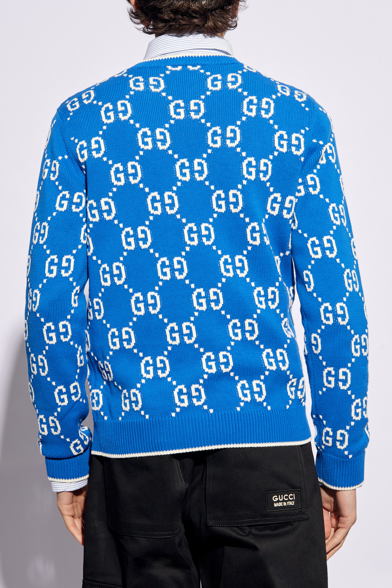 Gucci on sale blue sweater